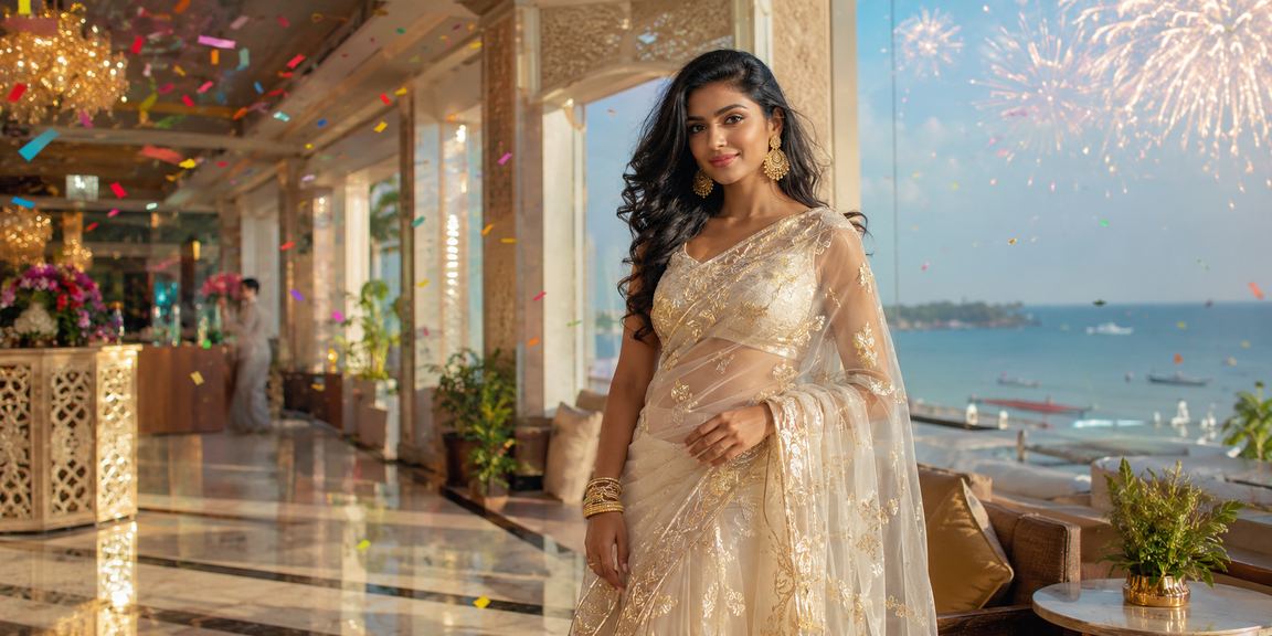 সোনারগাঁওয়ে শাড়ি পরে বিনোদন ক্যাসিনো উপভোগ করছেন একজন বাংলাদেশি নারী