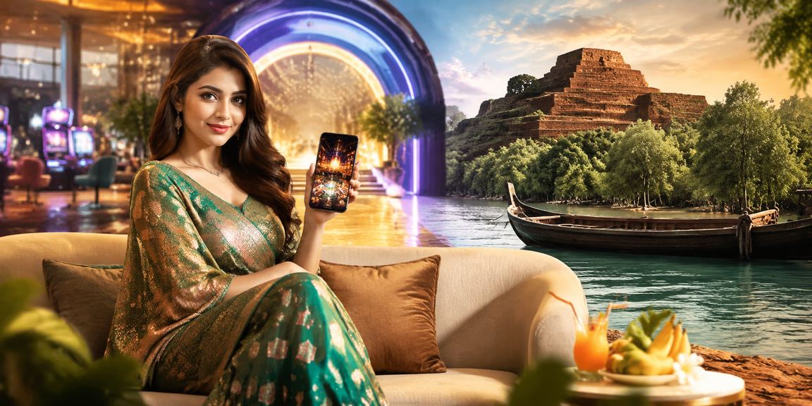 সুন্দরবনের সমুদ্র সৈকতে ক্যাসিনো অ্যাপ ব্যবহার করছেন একজন বাংলাদেশি